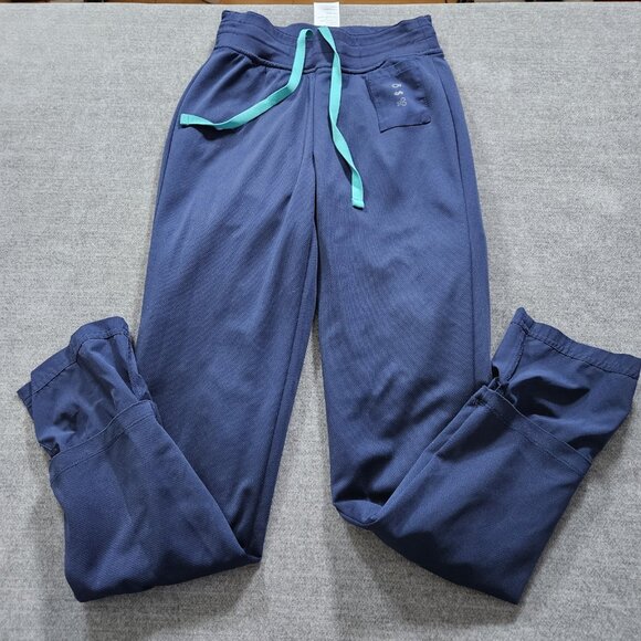 Figs Scrub Pants Womens XXS Yola Navy Blue FREEx Lined  High Waist W23SW2007 - Picture 12 of 14